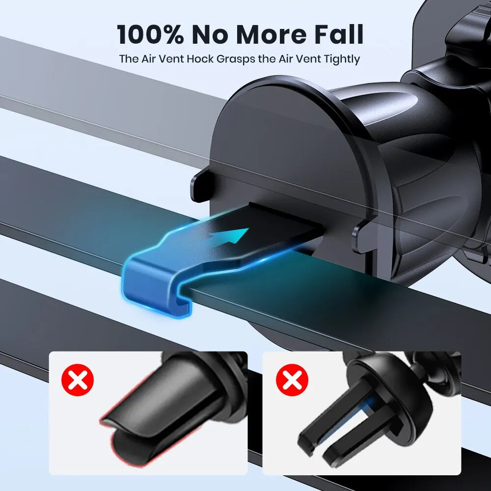 Soporte Magnético TOPK para celular de auto, 6 Imanes N52 y Rotación 360°