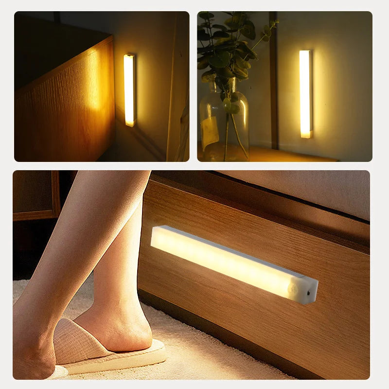 Luz LED Recargable USB con sensor de movimiento