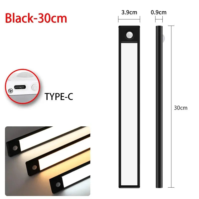 Luz LED Recargable USB con Sensor de Movimiento 50 cm
