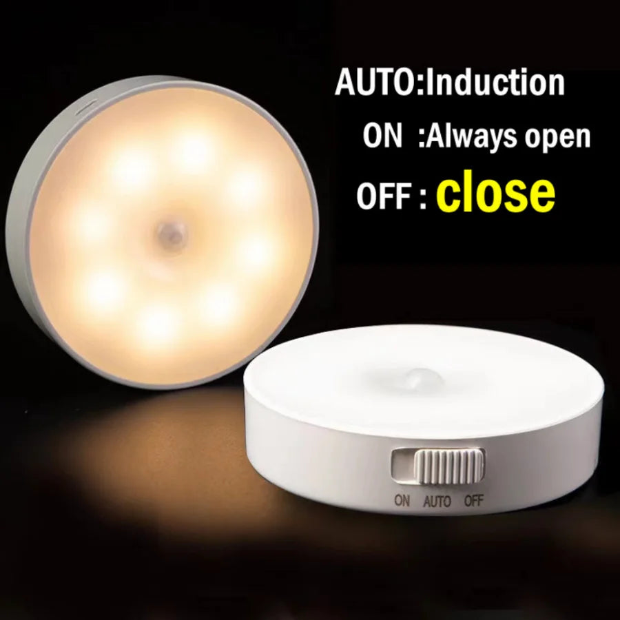 Lámpara LED con sensor de movimiento Recargable USB