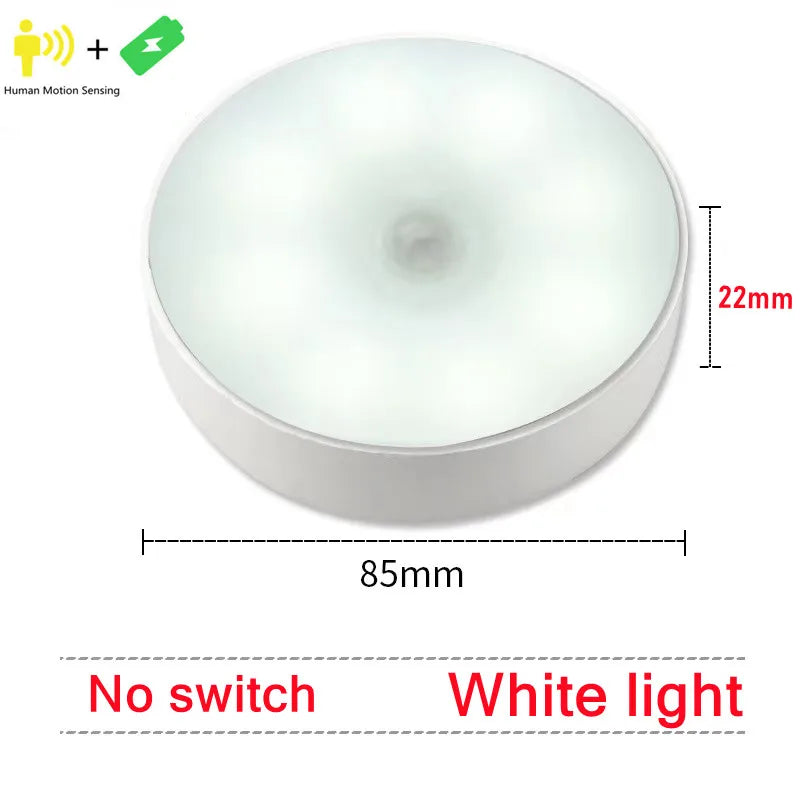 Lámpara LED con sensor de movimiento Recargable USB