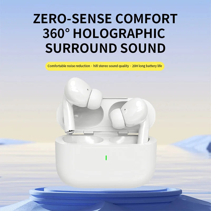 Audífonos Inalámbricos Bluetooth 5.3 A7 Pro TWS HiFi con Micrófono y Estuche de Carga