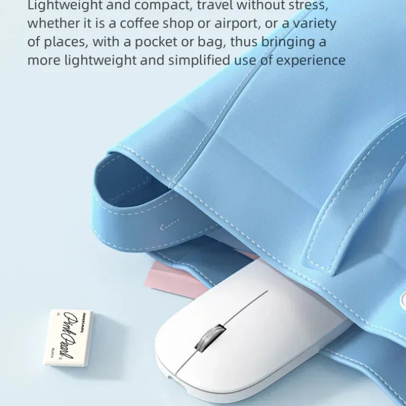 Mouse Inalámbrico Recargable Bluetooth y 2.4G Silencioso con Carga USB Tipo C