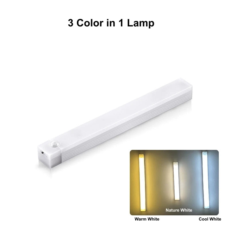 Luz LED Recargable USB con sensor de movimiento
