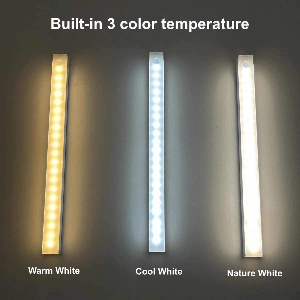 Luz LED Recargable USB con sensor de movimiento